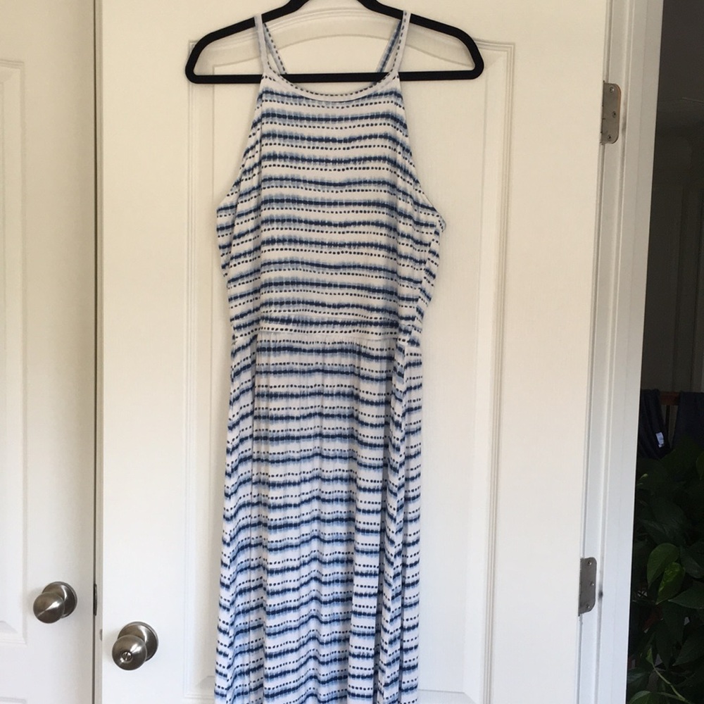 Printed maxi dress